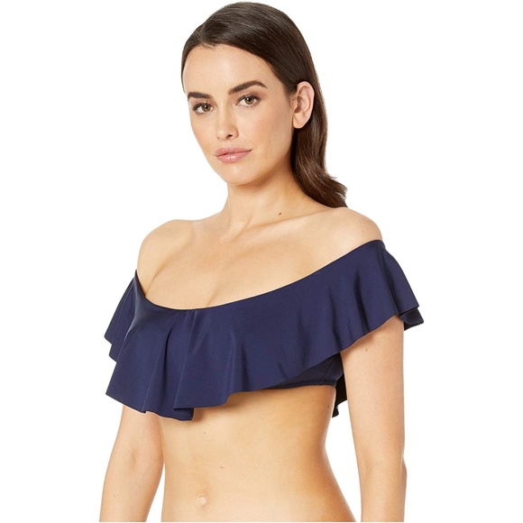 NWT $136 Trina Turk Off Shoulder Bandeau Bikini Top + Bikini Bottoms‎ [ 4 ] - Picture 15 of 15